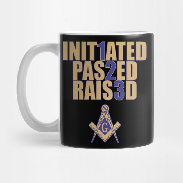 Initiated Passed Raised Blue & Gold by Brova1986